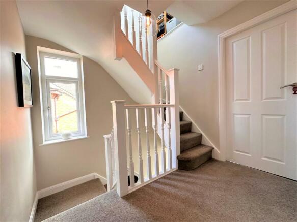 Stairs to second floor