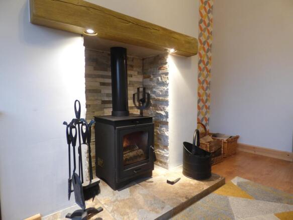 Feature fireplace