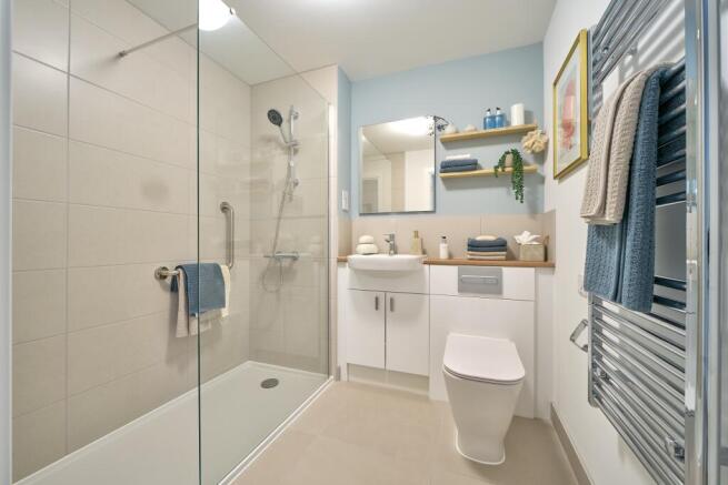 Typical shower room