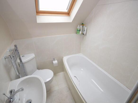 Bathroom above...
