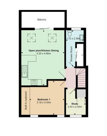 Flat 2D Floorplan
