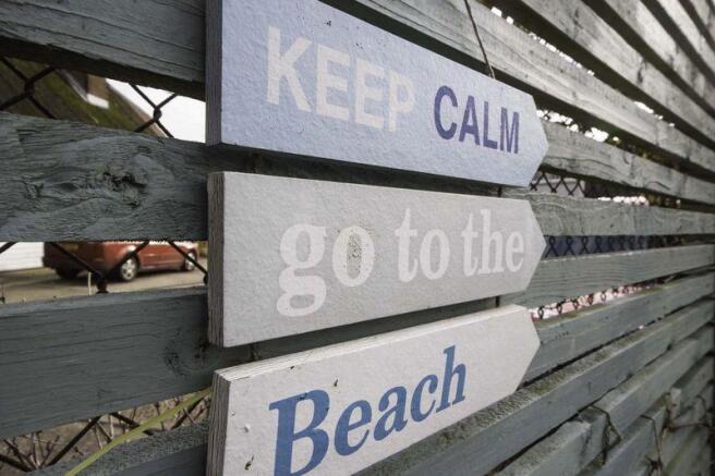 Beach sign