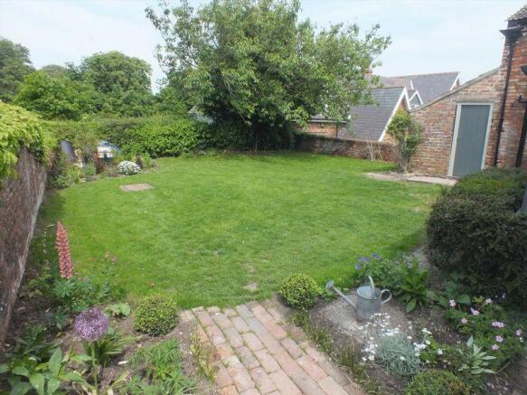 Rear garden