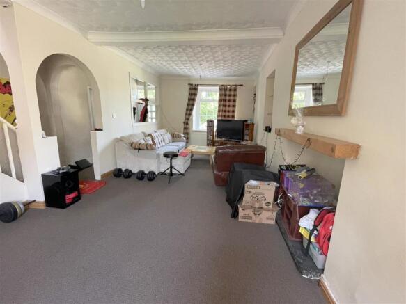 Another view of lounge/dining room
