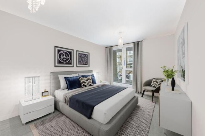 Master Bedroom - This photo has been virtually sta