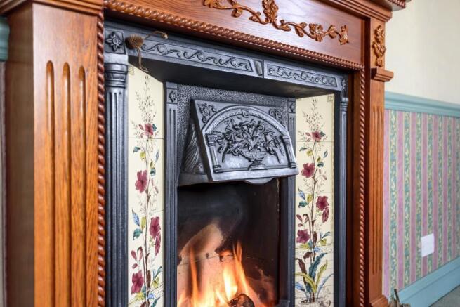 fireplace detail