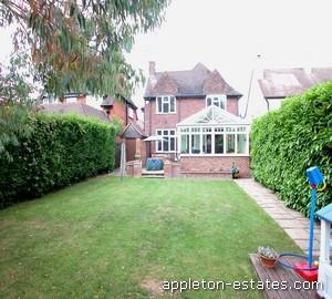 Rear of property