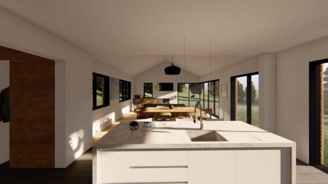 Planned Open Plan Kitchen 