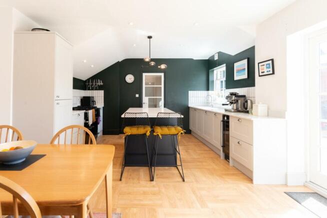 Stunning open plan kitchen