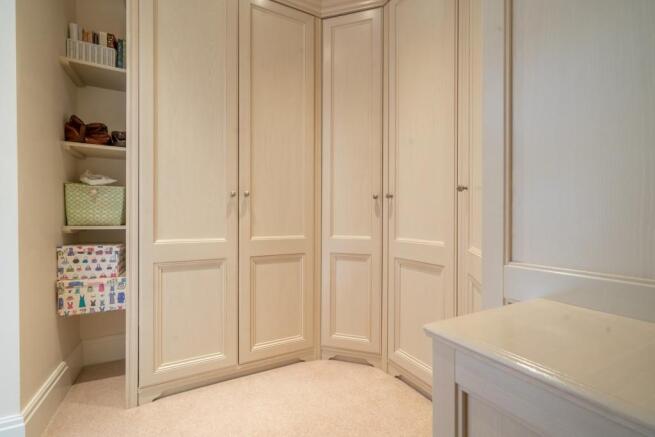 Master dressing area