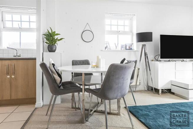 Open plan kitchen/living space