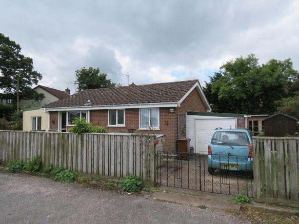 Rear of property