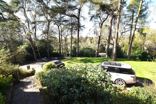 view from the conservatory