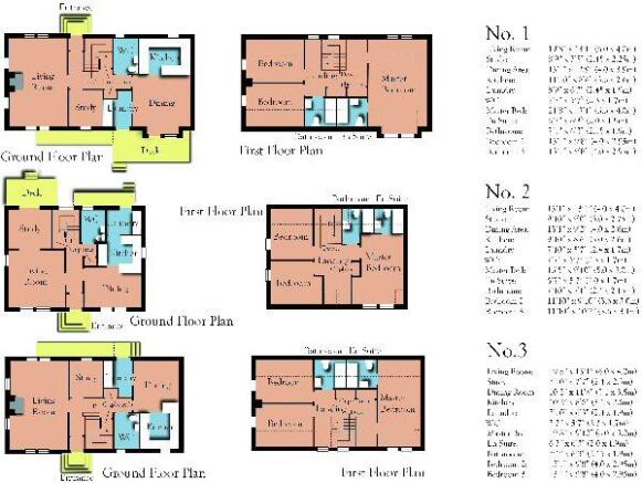 House 2 Floor plans