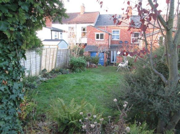 Rear of property
