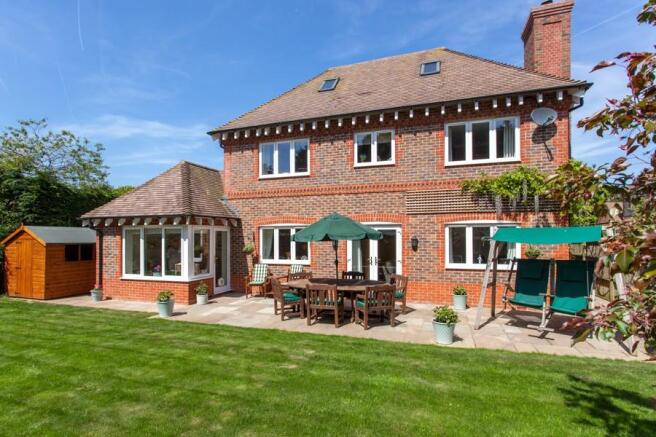 Rear of house