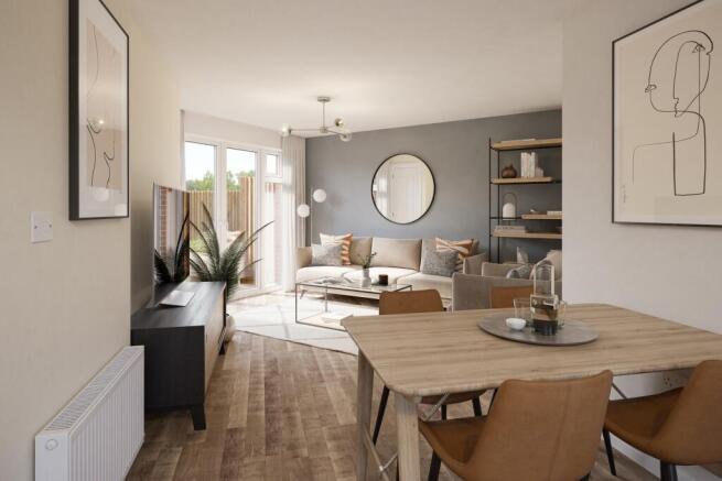 Lounge in 2 bed Belstead