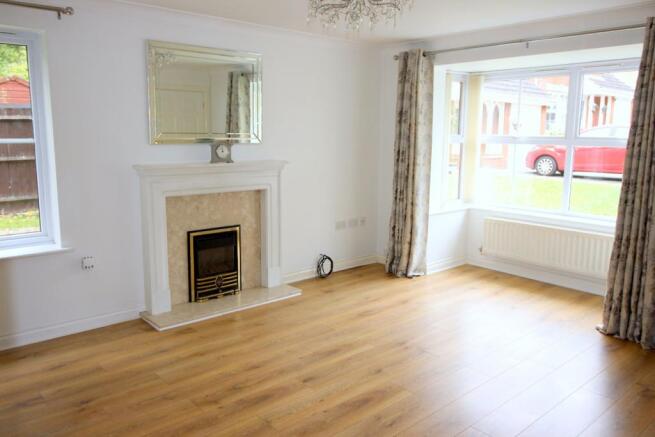Spacious bayed windowed lounge