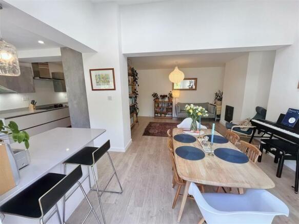 Open Plan Lliving/Kitchen and Dining Room