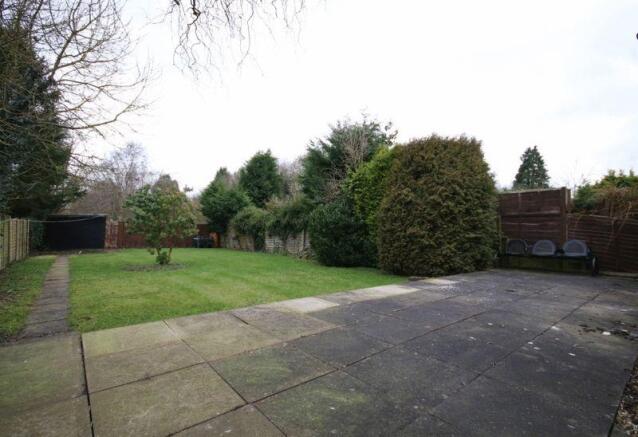 Rear garden and...