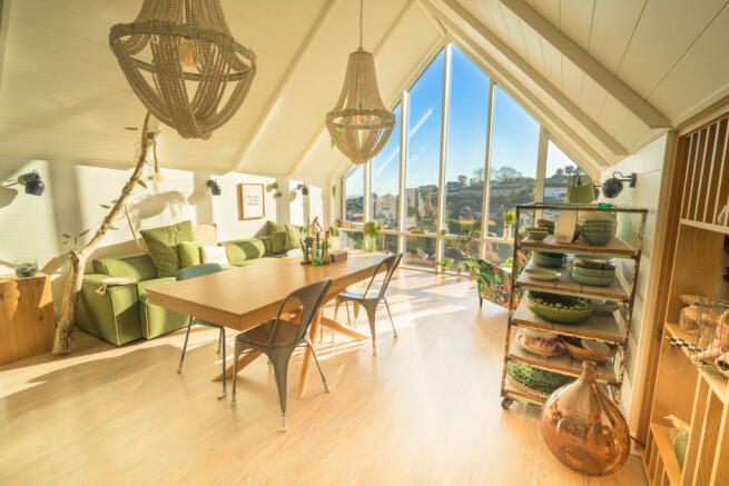 DINING AREA AND WINDOW WITH A VIEW