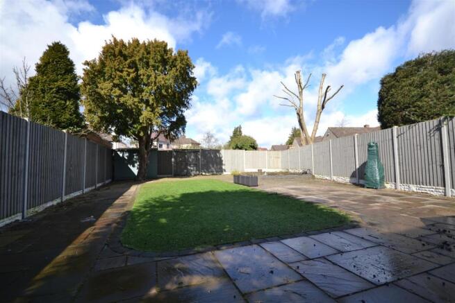 Large Rear Garden