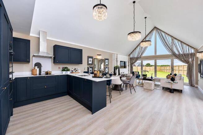 Mirrored Navy Kitchen and Living Space.jpg