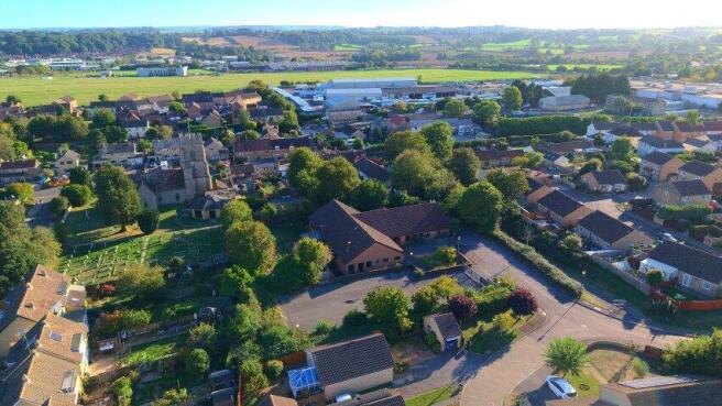 Aerial from the NE