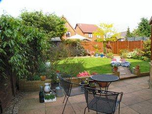 Rear garden