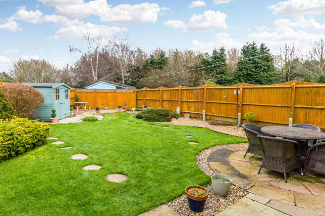 Rear garden