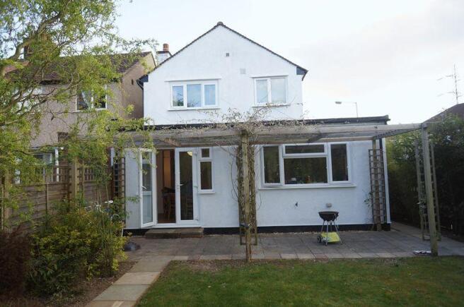 Rear of house