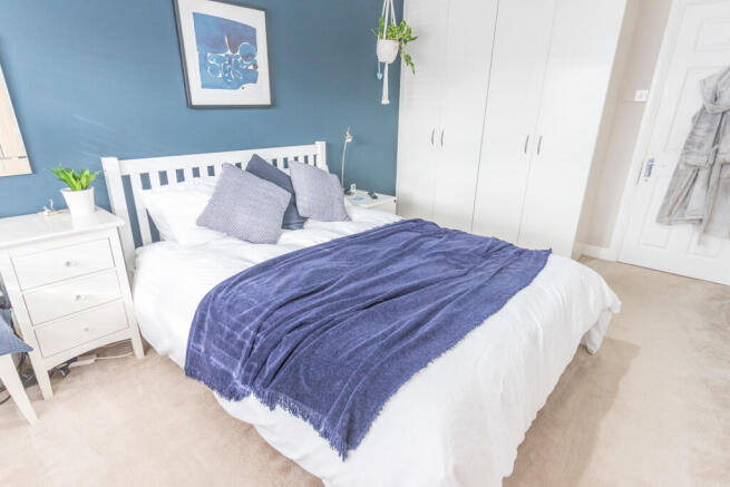 Bedroom 1 with wardrobes