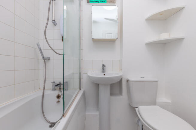 Bathroom with Shower Over Bath