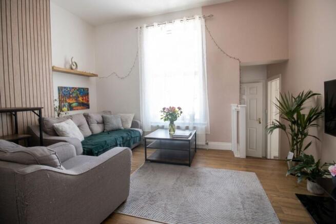 Open Planned Living Room and Kitchen
