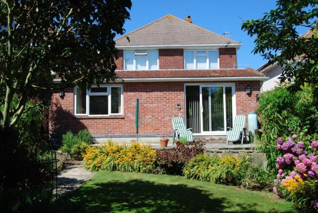 Rear of property
