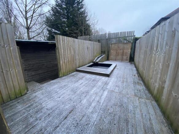 Decked area.