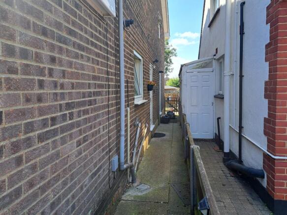 Sideway to entrance