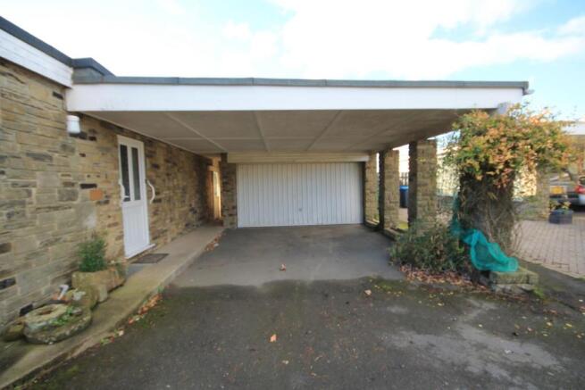 DRIVEWAY, CARPORT & DOUBLE GARAGE