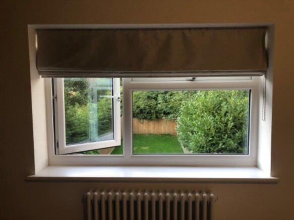 The view from bedroom 1 is the garden belonging to