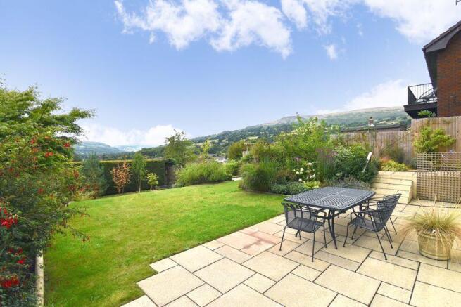 Patio area and garden