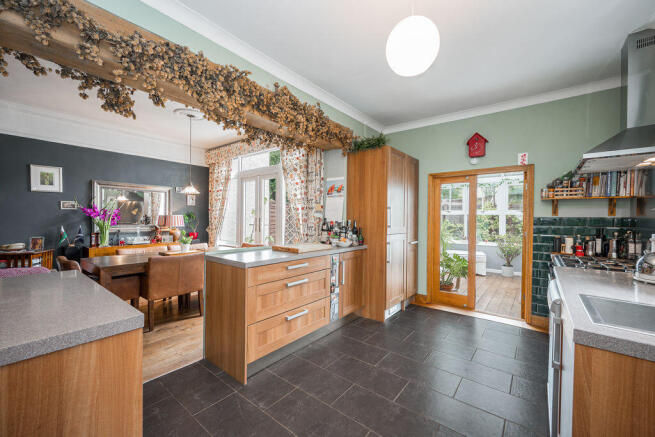 Kitchen through to Dining Room