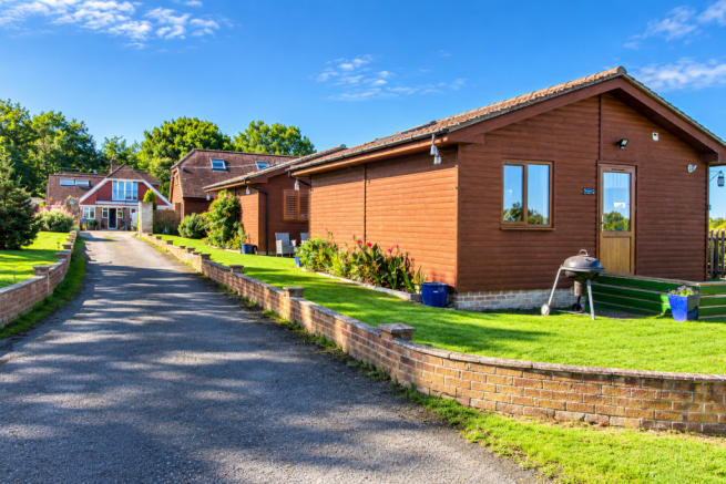 Driveway and Bungalows
