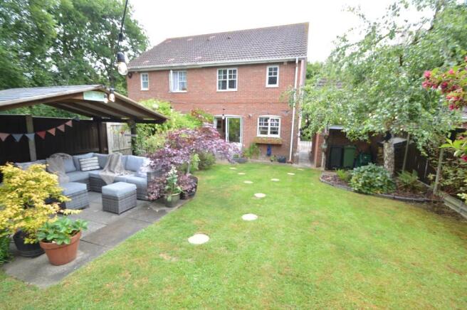 Rear of property