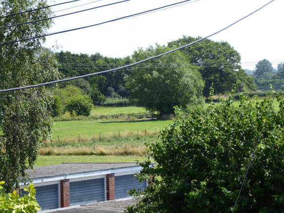 VIEW FROM REAR WINDO