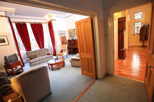 Lounge and hallway