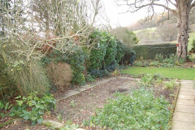 SIDE GARDEN with vegetable plot