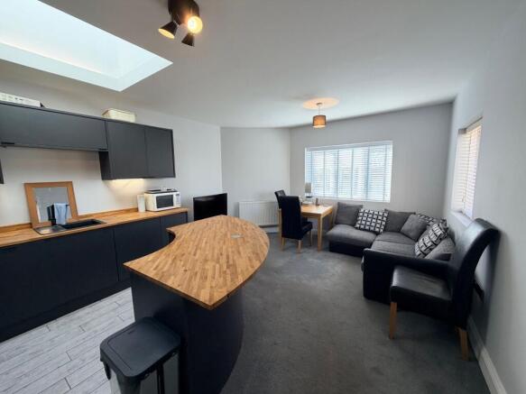 Open plan reception Room & Kitchen