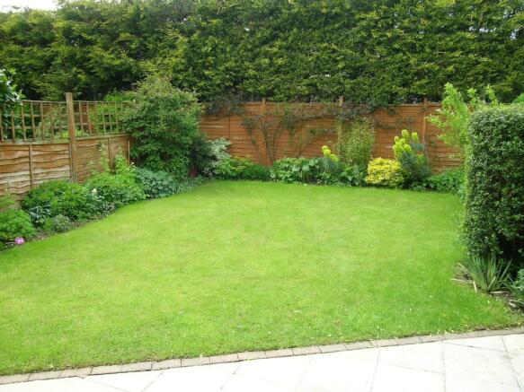 Rear garden