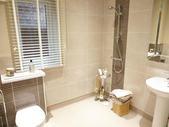 Typical shower room