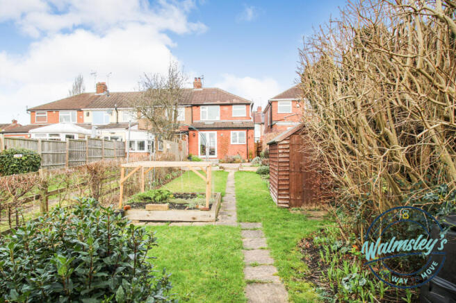 View from the rear of the garden